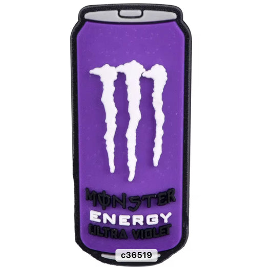 Monster Energy Purple Can Shoe Charm - Snappiez Shoe Charms - Thousands Of Designs For Croc Shoes