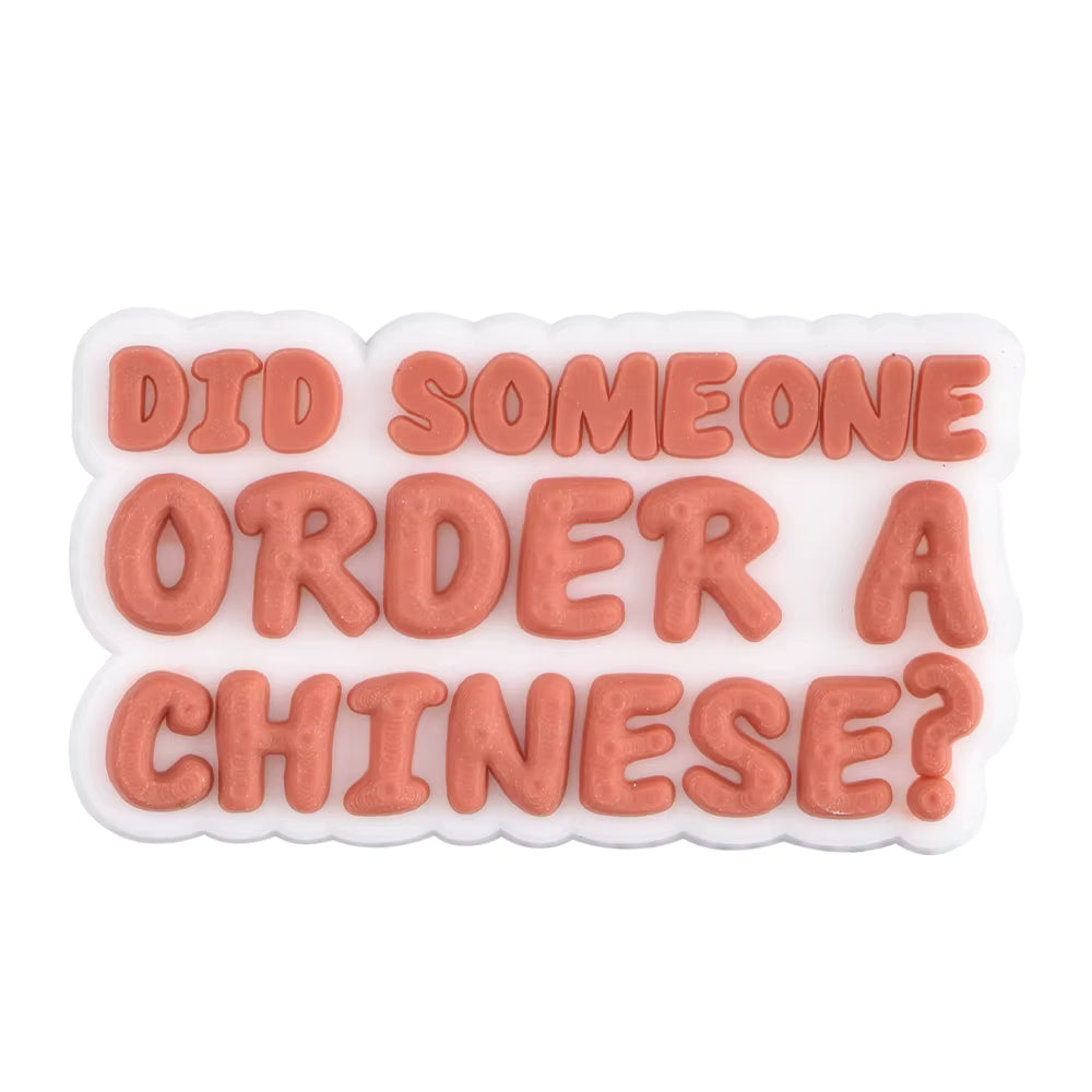 Gavin And Stacey 'Did Someone Order A Chineese' Shoe Charm - Snappiez Shoe Charms - Thousands Of Designs For Croc Shoes