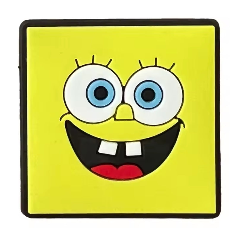 Spongebob Squared Face Croc Charm