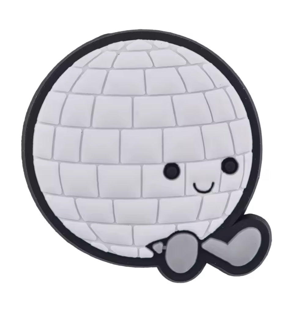 Jellycat Disco Ball Croc Charm