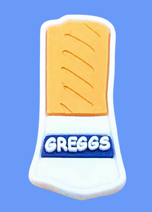 Greggs Sausage Roll Shoe Charm - Snappiez Shoe Charms - Thousands Of Designs For Croc Shoes