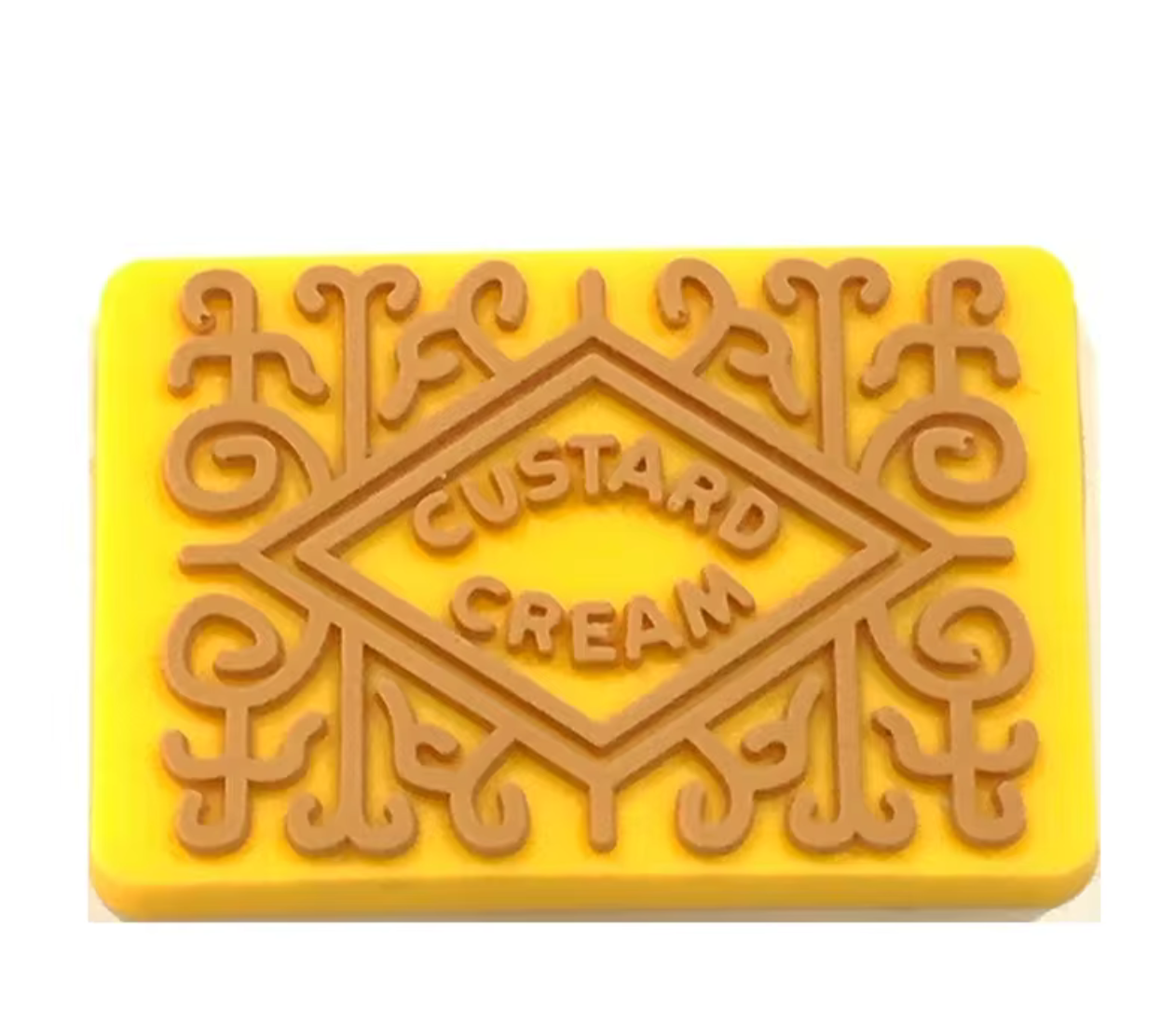 Custard Cream Biscuit Shoe Charm - Snappiez Shoe Charms - Thousands Of Designs For Croc Shoes