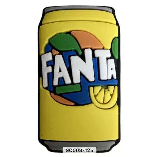 Fanta Lemon Can Shoe Charm - Snappiez Shoe Charms - Thousands Of Designs For Croc Shoes