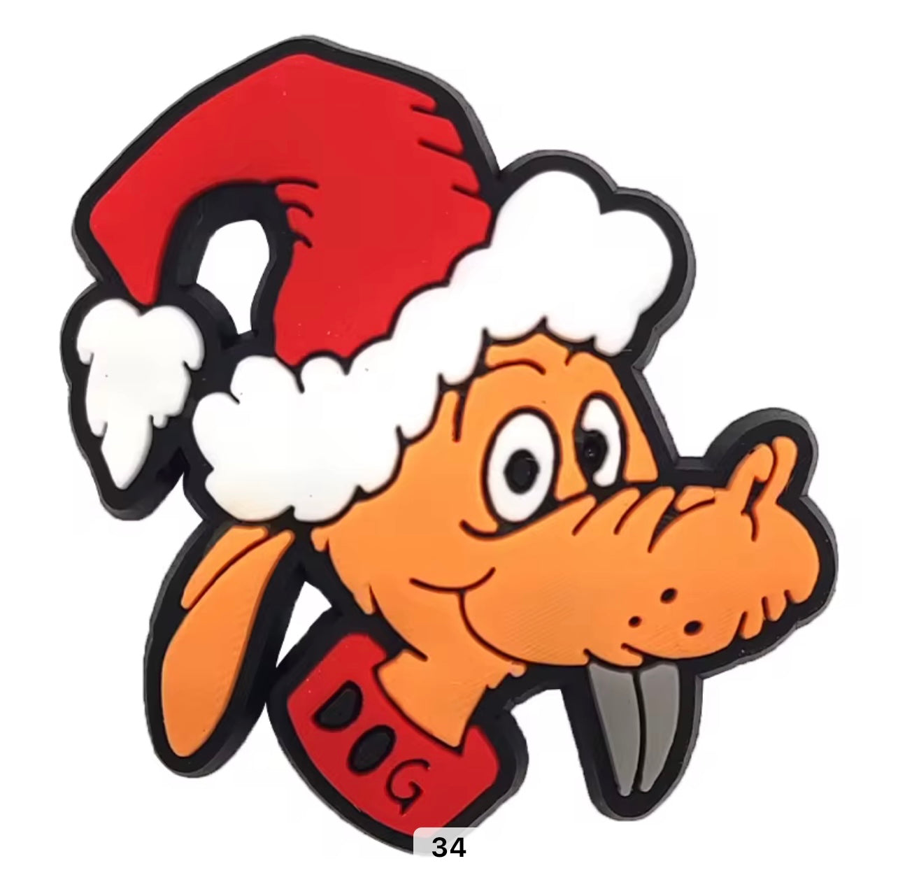 Grinch Max Dog Shoe Charm - Snappiez Shoe Charms - Thousands Of Designs For Croc Shoes