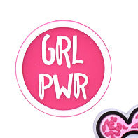 GRL PWR Shoe Charm - Snappiez Shoe Charms - Thousands Of Designs For Croc Shoes