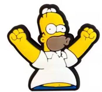 Homer Simpson Shoe Charm - Snappiez Shoe Charms - Thousands Of Designs For Croc Shoes