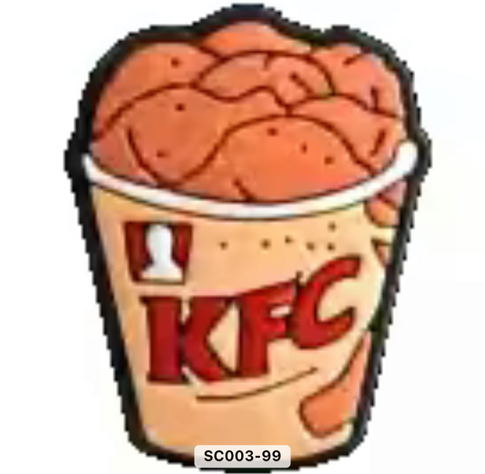 KFC Chicken Bucket Shoe Charm - Snappiez Shoe Charms - Thousands Of Designs For Croc Shoes