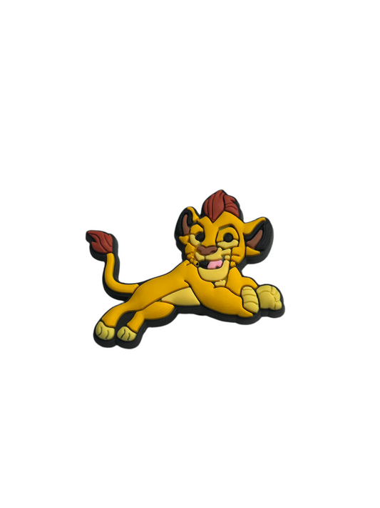 Lion King Simba Leap Shoe Charm - Snappiez Shoe Charms - Thousands Of Designs For Croc Shoes