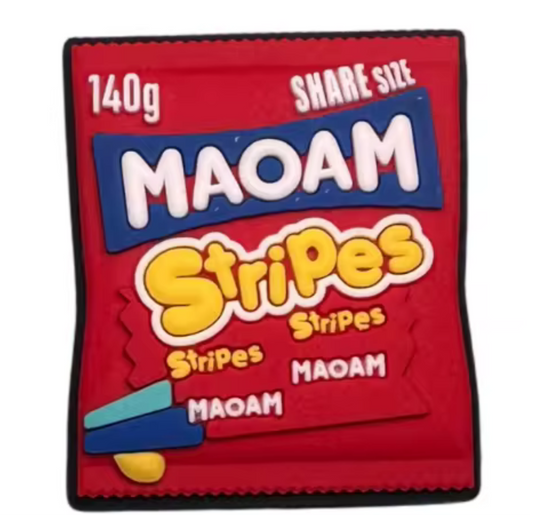 Maoam Stripes Shoe Charm - Snappiez Shoe Charms - Thousands Of Designs For Croc Shoes