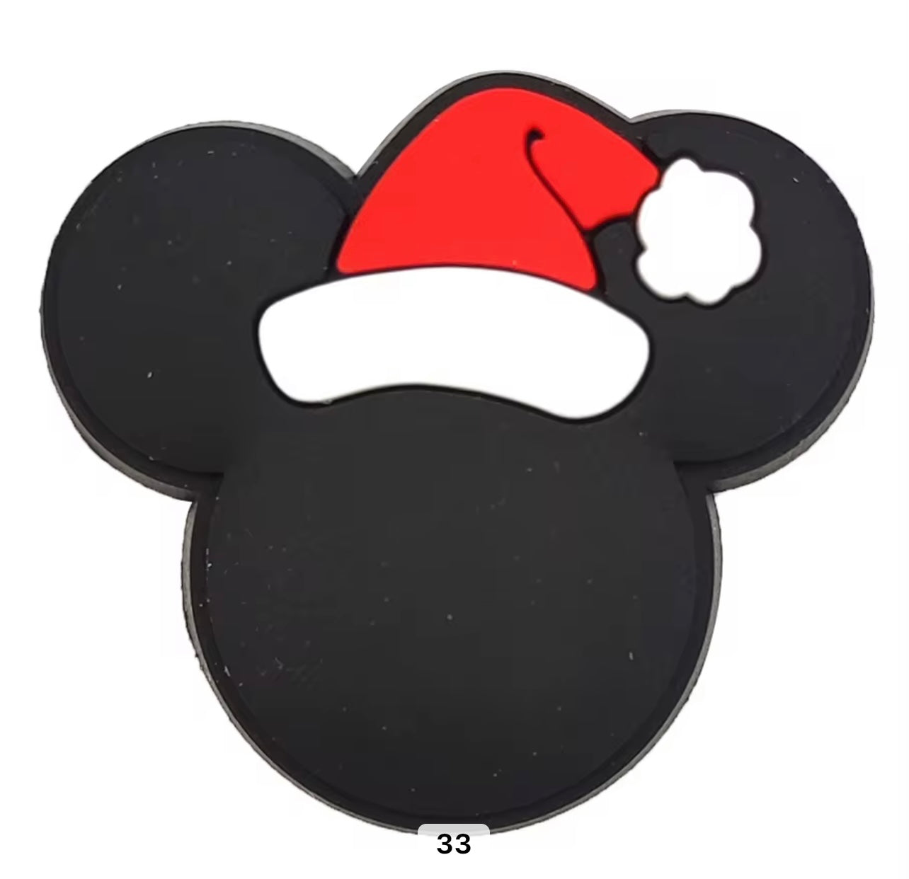Micky Mouse Christmas Shoe Charm - Snappiez Shoe Charms - Thousands Of Designs For Croc Shoes