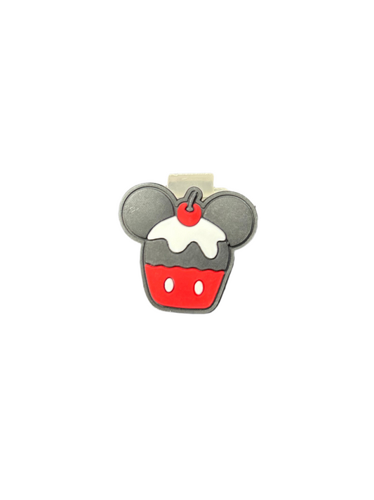 Micky Mouse Cupcake Shoe Charm - Snappiez Shoe Charms - Thousands Of Designs For Croc Shoes