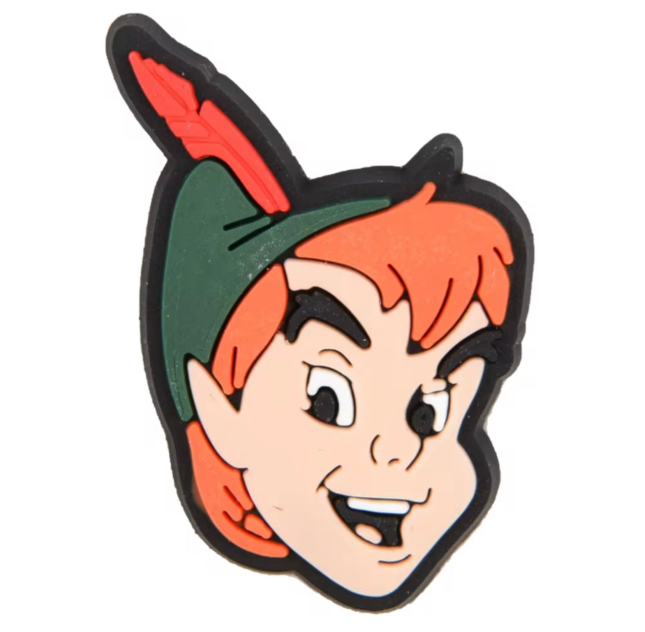 Peter Pan Face Shoe Charm - Snappiez Shoe Charms - Thousands Of Designs For Croc Shoes