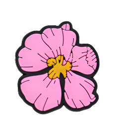 Pink Flower Shoe Charm