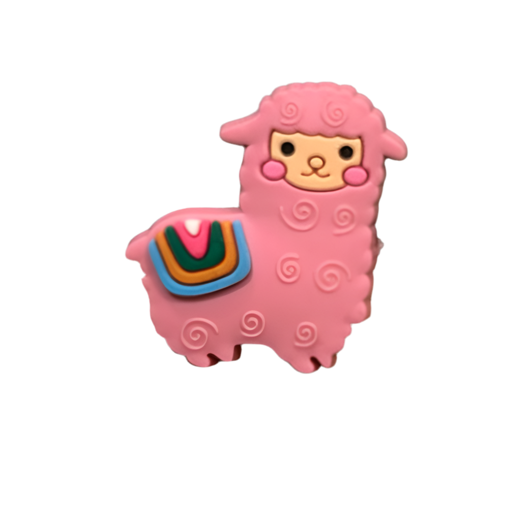 Pink Larma Shoe Charm - Snappiez Shoe Charms - Thousands Of Designs For Croc Shoes