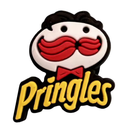 Pringles Crisps Logo Shoe Charm - Snappiez Shoe Charms - Thousands Of Designs For Croc Shoes