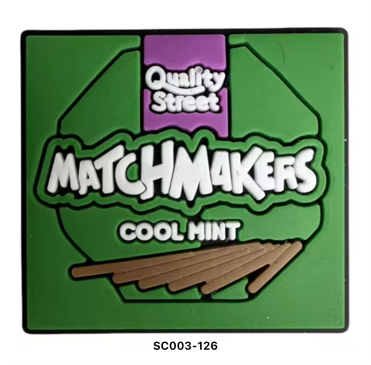 Quality Street Match Makers Shoe Charm - Snappiez Shoe Charms - Thousands Of Designs For Croc Shoes