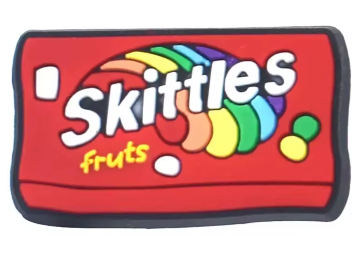 Skittles Shoe Charm - Snappiez Shoe Charms - Thousands Of Designs For Croc Shoes