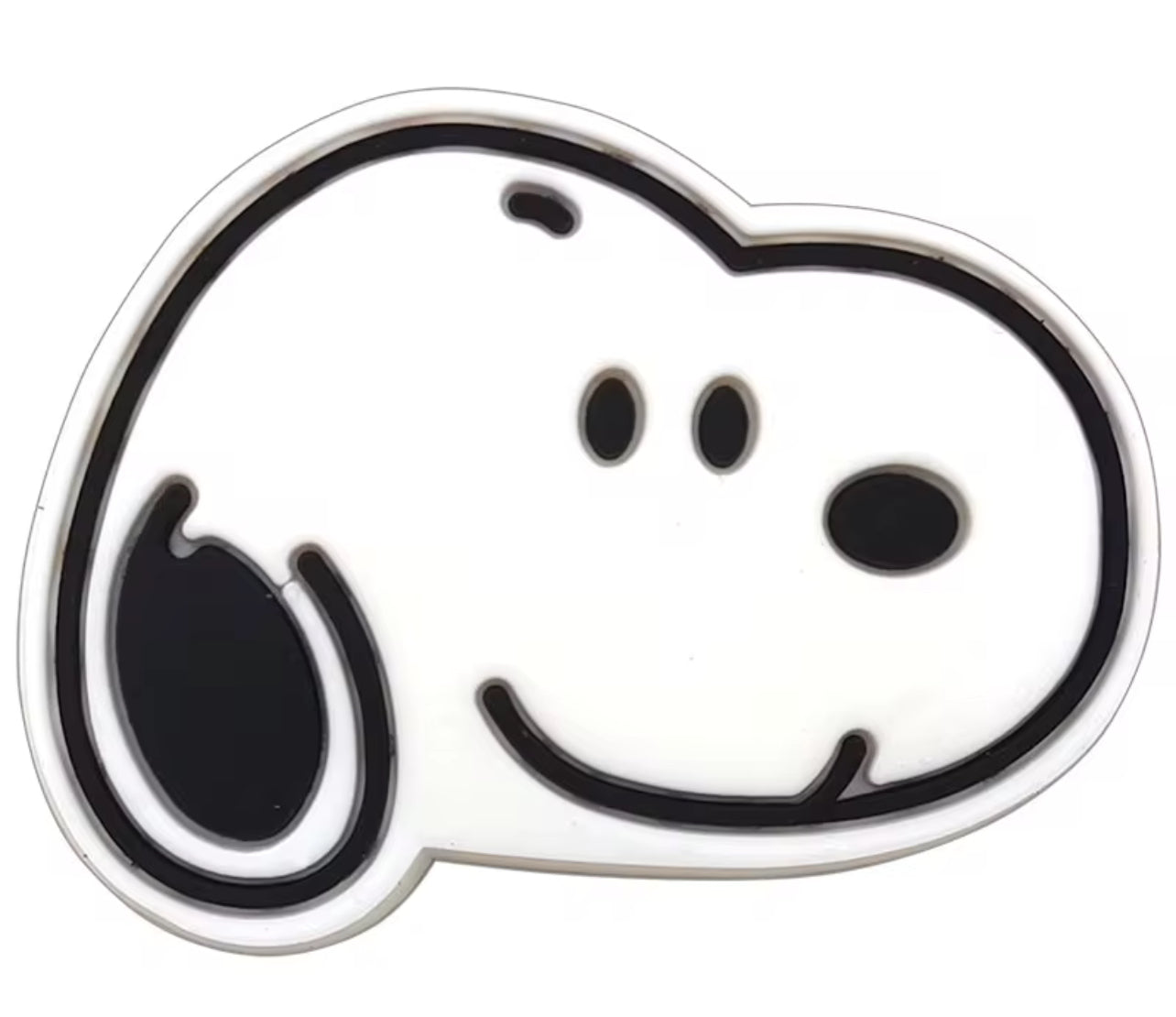 Snoopy Dog Face Shoe Charm - Snappiez Shoe Charms - Thousands Of Designs For Croc Shoes