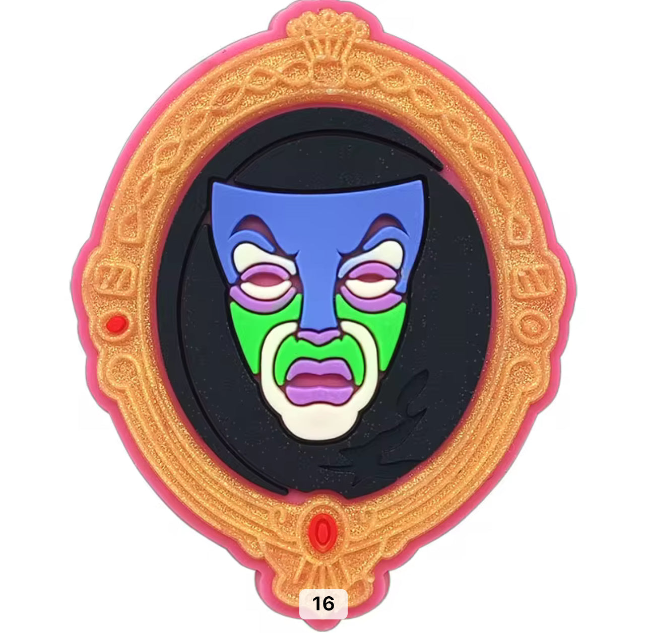 Snow White Magic Mirror Shoe Charm