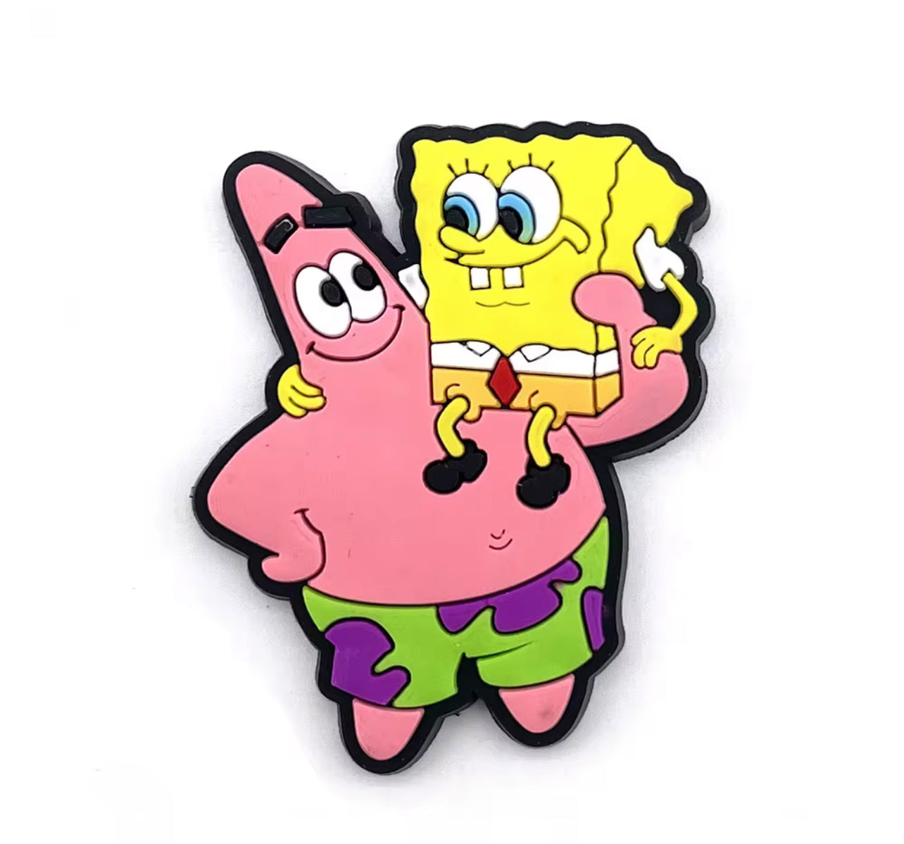 SpongeBob and Patrick Shoe Charm - Snappiez Shoe Charms - Thousands Of Designs For Croc Shoes