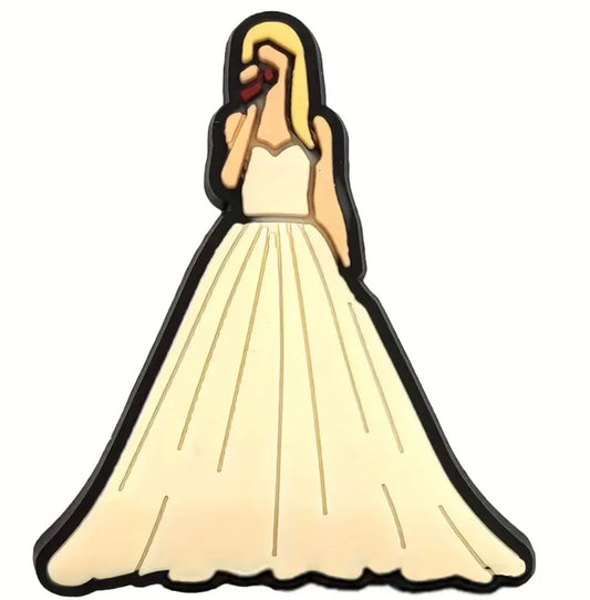Taylor Swift Singer Shoe Charm - Snappiez Shoe Charms - Thousands Of Designs For Croc Shoes