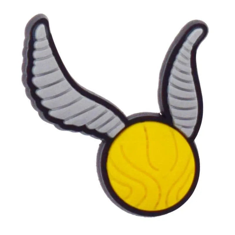 Golden Snitch Quidditch Ball Harry Potter Shoe Charm - Snappiez Shoe Charms - Thousands Of Designs For Croc Shoes