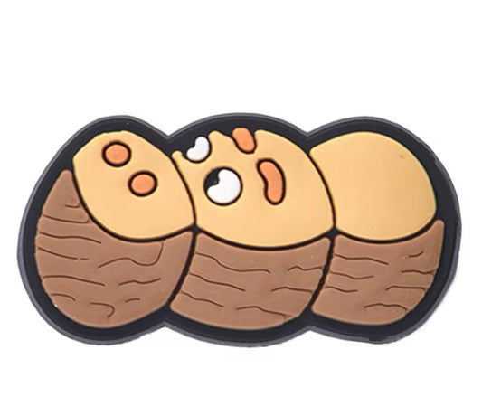 Happy Hippos Chocolate Shoe Charm - Snappiez Shoe Charms - Thousands Of Designs For Croc Shoes