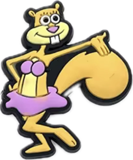 Sandy Cheeks SpongeBob Shoe Charm - Snappiez Shoe Charms - Thousands Of Designs For Croc Shoes