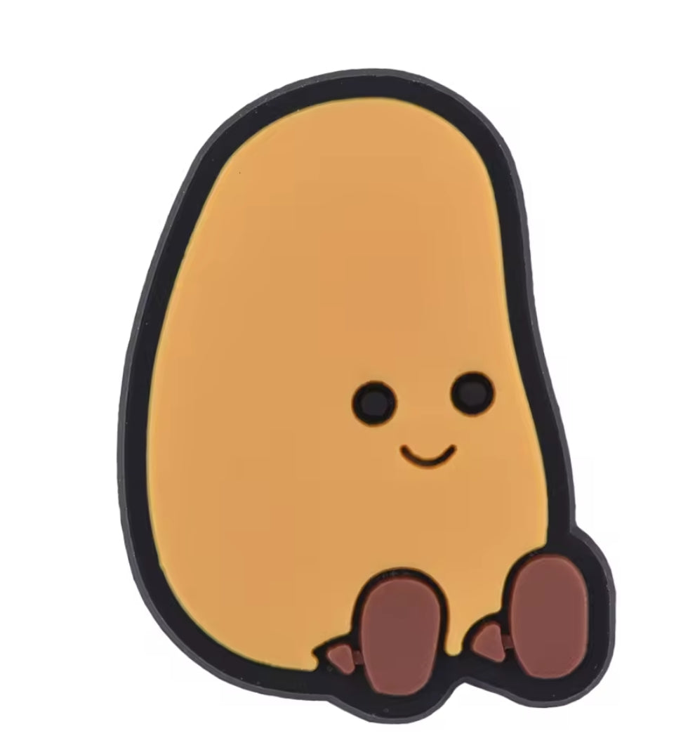 Amuseable Potato Croc Charm