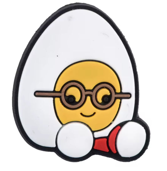 Nerdy Egg Jellycat Croc Charm
