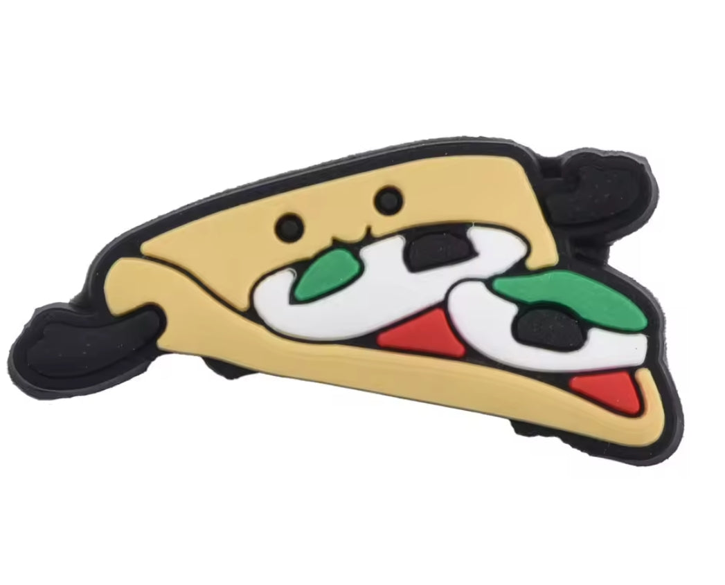 Pizza Slice Jellycat Croc Charm