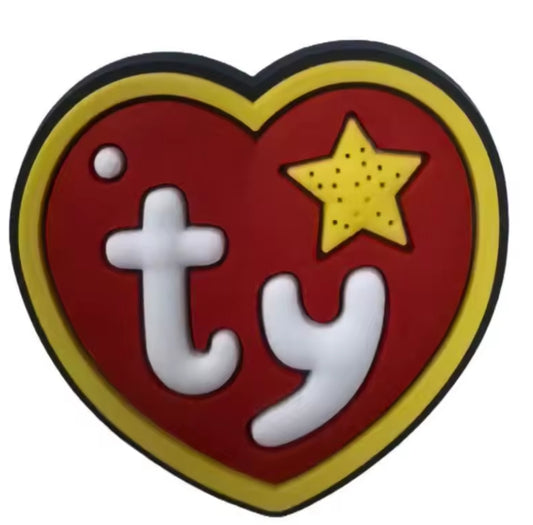 Ty Beanie Baby Logo Croc Charm