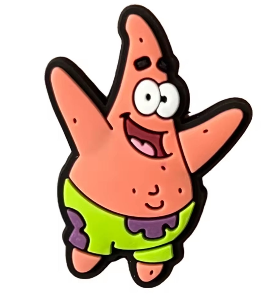 Spongebob Patrick Star Happy Croc Charm
