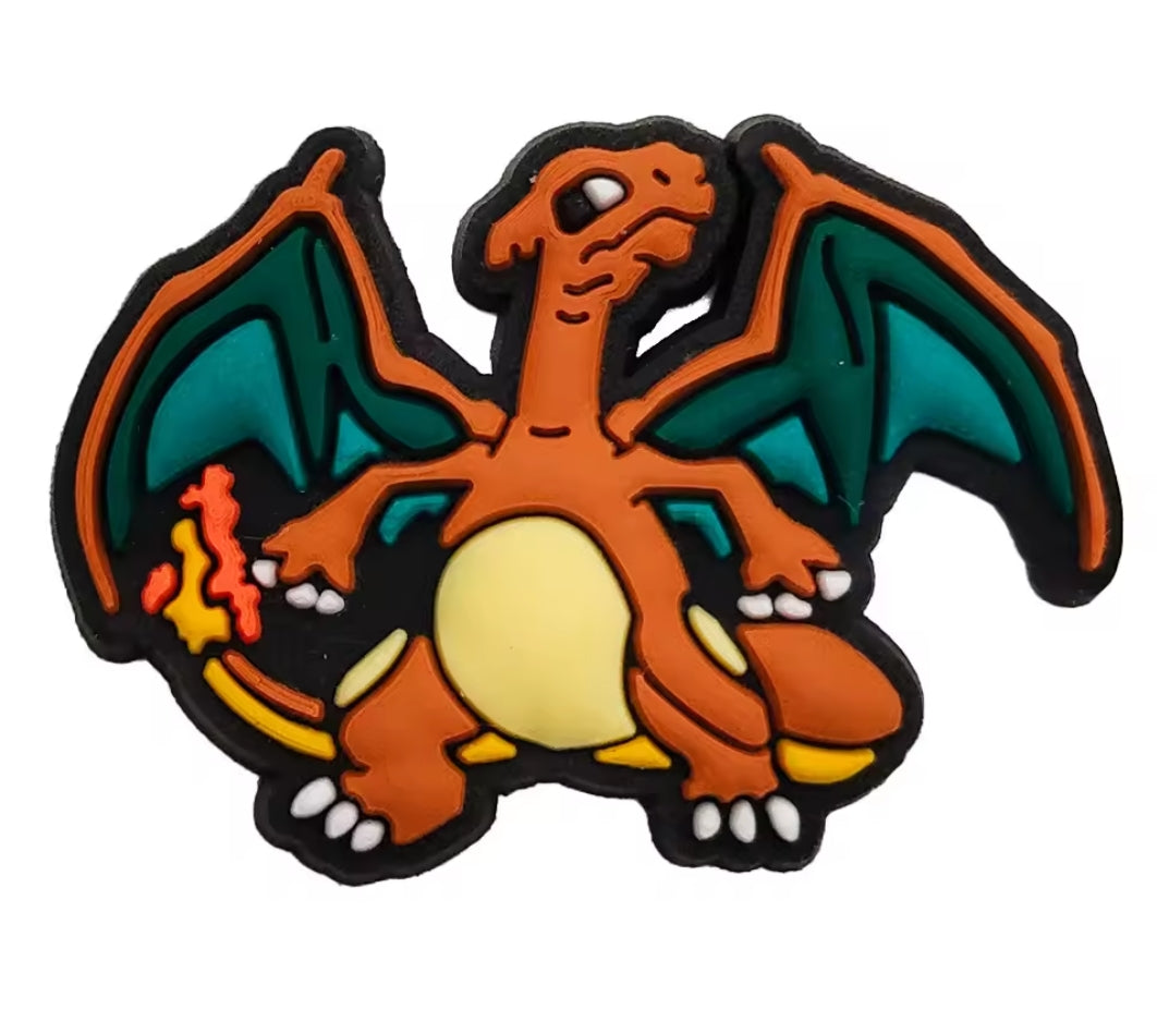 Pokemon Charizard Croc Charm