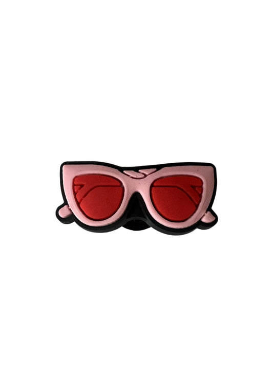 Pink Sunglasses Shoe Charm