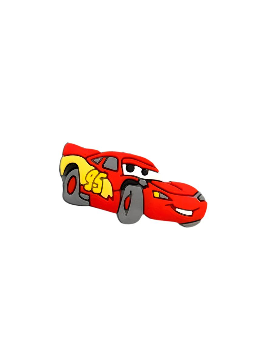 Cars Movie Lightning McQueen Shoe Charm - Snappiez Shoe Charms - Thousands Of Designs For Croc Shoes