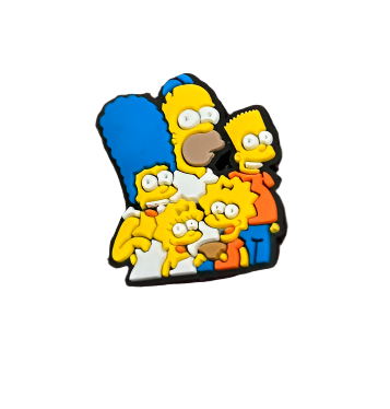 The Simpsons Family Shoe Charm - Snappiez Shoe Charms - Thousands Of Designs For Croc Shoes