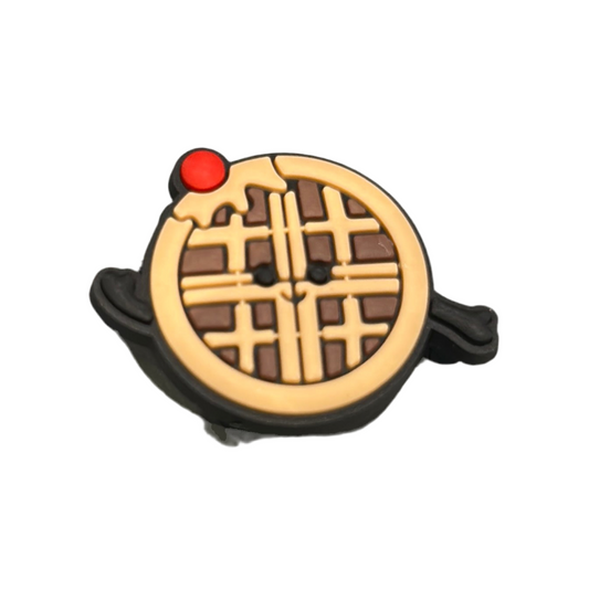 Amuseable Waffle Shoe Charm - Snappiez Shoe Charms - Thousands Of Designs For Croc Shoes