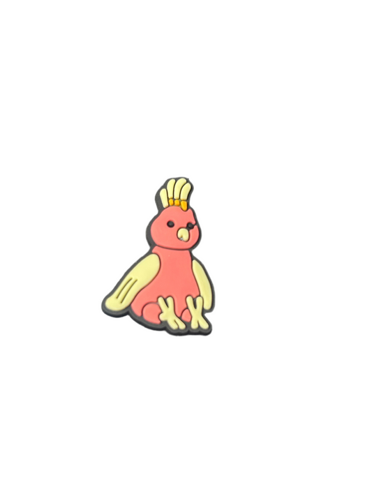Amusable Pink Squawkatoo Parrot - Snappiez Shoe Charms - Thousands Of Designs For Croc Shoes