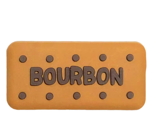 Bourbon Biscuit Shoe Charm - Snappiez Shoe Charms - Thousands Of Designs For Croc Shoes