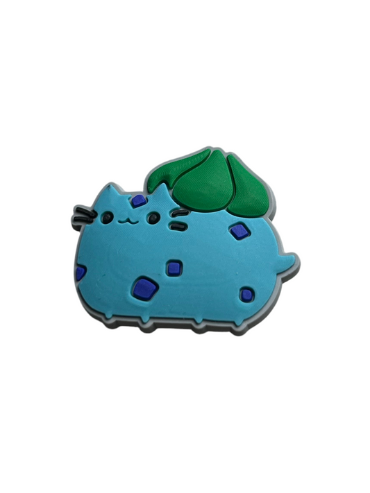 Bulbasaur Cat Shoe Charm - Snappiez Shoe Charms - Thousands Of Designs For Croc Shoes