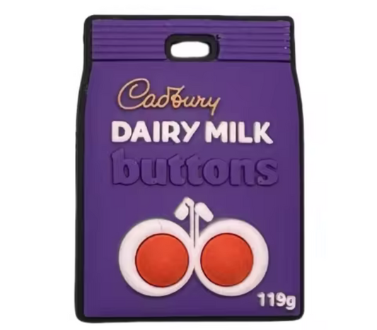 Cadburys Mini Buttons Shoe Charm - Snappiez Shoe Charms - Thousands Of Designs For Croc Shoes