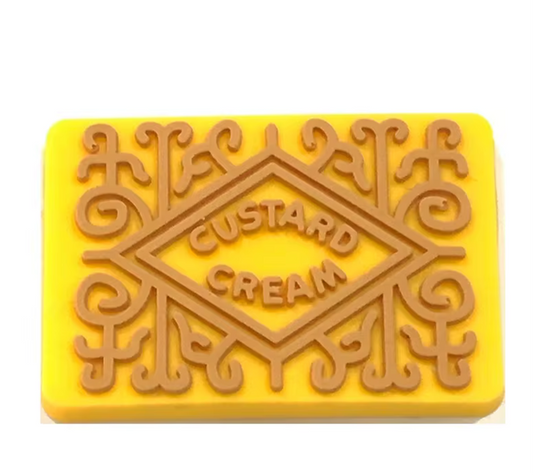 Custard Cream Biscuit Shoe Charm - Snappiez Shoe Charms - Thousands Of Designs For Croc Shoes
