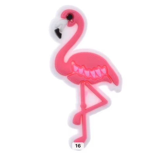 Flamingo Shoe Charm