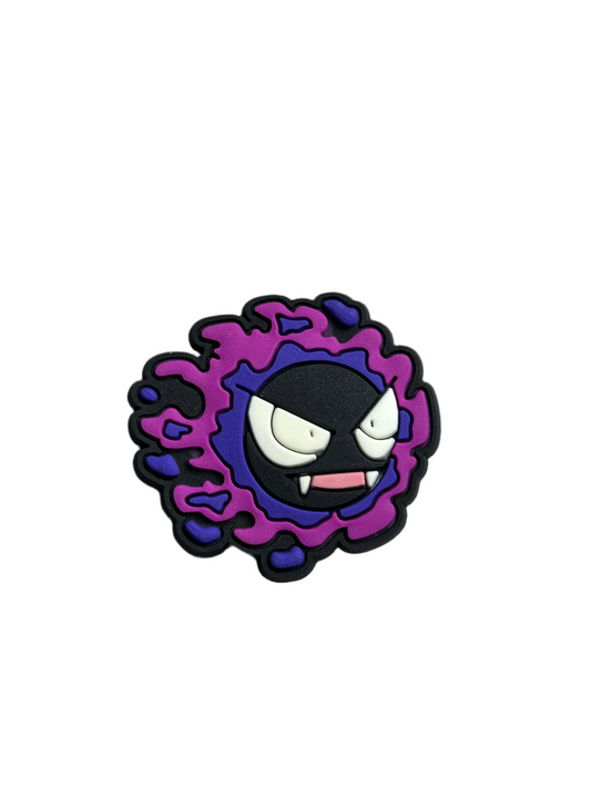 Gastly Shoe Charm - Snappiez Shoe Charms - Thousands Of Designs For Croc Shoes