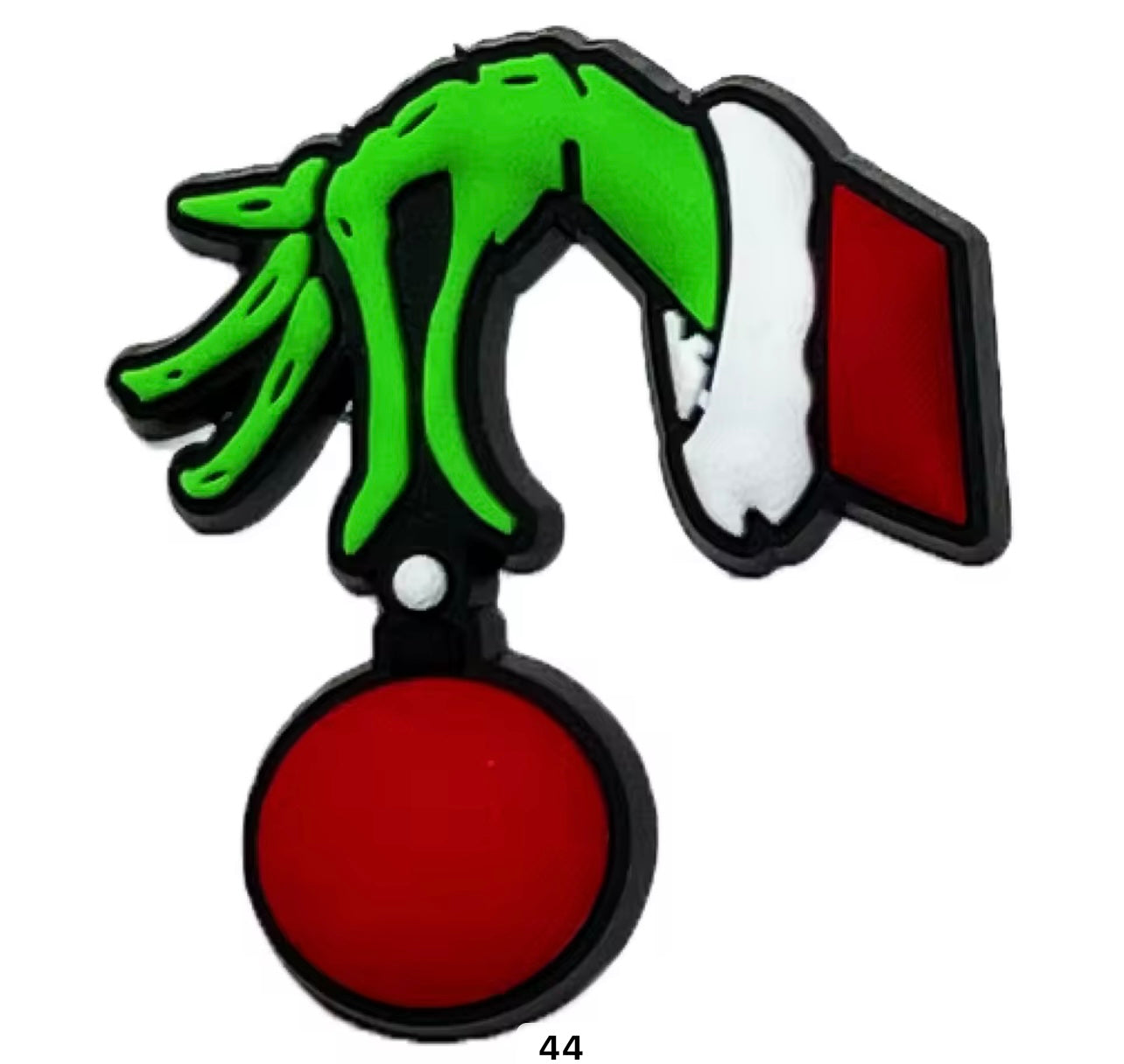 Grinch Christmas bauble Shoe Charm - Snappiez Shoe Charms - Thousands Of Designs For Croc Shoes