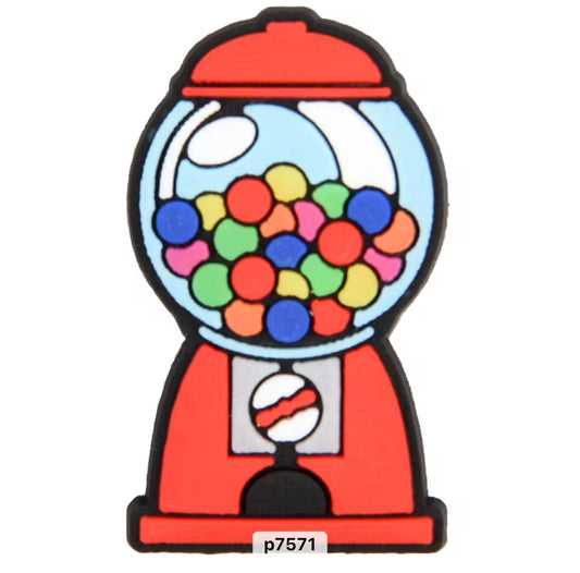 Gumball Candy Machine Shoe Charm - Snappiez Shoe Charms - Thousands Of Designs For Croc Shoes