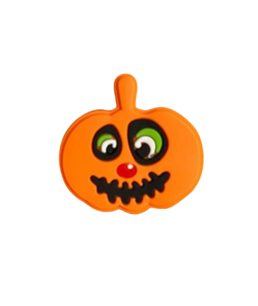 Halloween Spooky Pumpkin Shoe Charm - Snappiez Shoe Charms - Thousands Of Designs For Croc Shoes