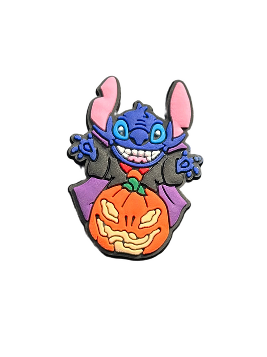 Halloween Stitch Pumpkin Shoe Charm - Snappiez Shoe Charms - Thousands Of Designs For Croc Shoes