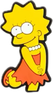 Lisa Simpson Shoe Charm - Snappiez Shoe Charms - Thousands Of Designs For Croc Shoes